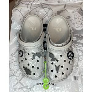 Futura Laboratories Crocs - Pearl White - Size 9M/11W